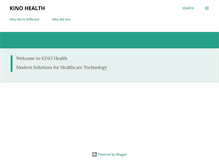 Tablet Screenshot of kinohealth.com